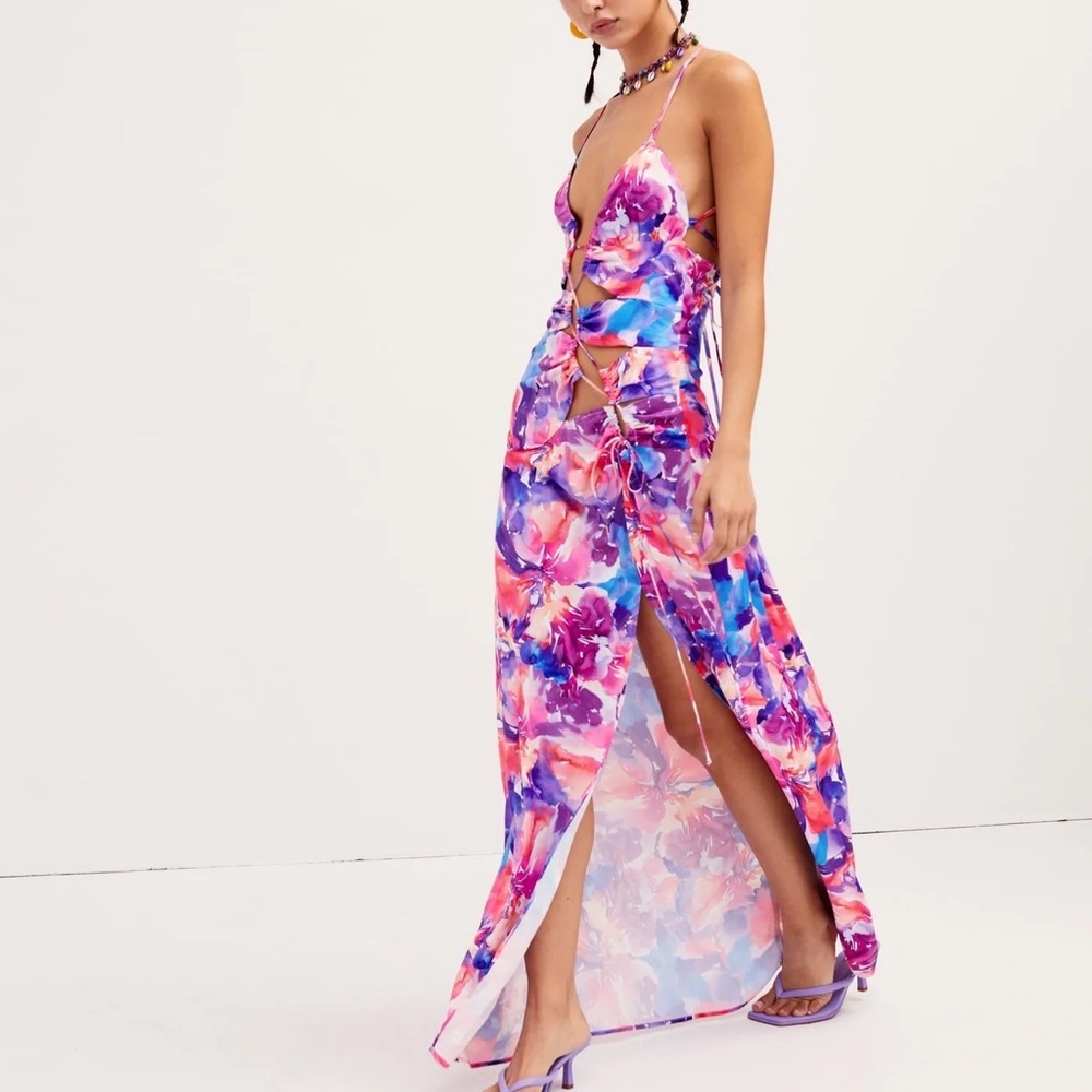 For Love & Lemons Natasha Maxi Dress